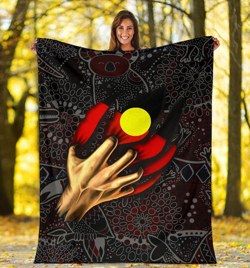 aboriginal-premium-blanket-aboriginal-blood-in-me