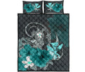 kanaka-maoli-hawaii-quilt-bed-set-hibiscus-turtle-tribal-turquoise