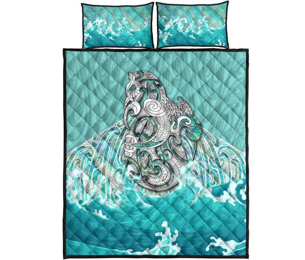 maori-manaia-the-blue-sea-quilt-bed-set-turquoise