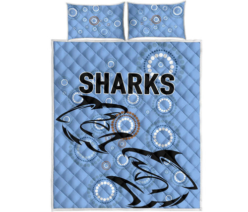 cronulla-quilt-bed-set-sharks-unique-indigenous