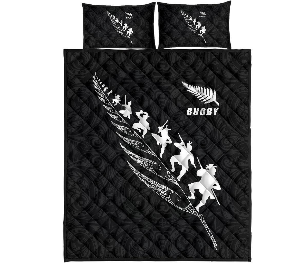 quilt-bed-set-nz-rugby-haka-black