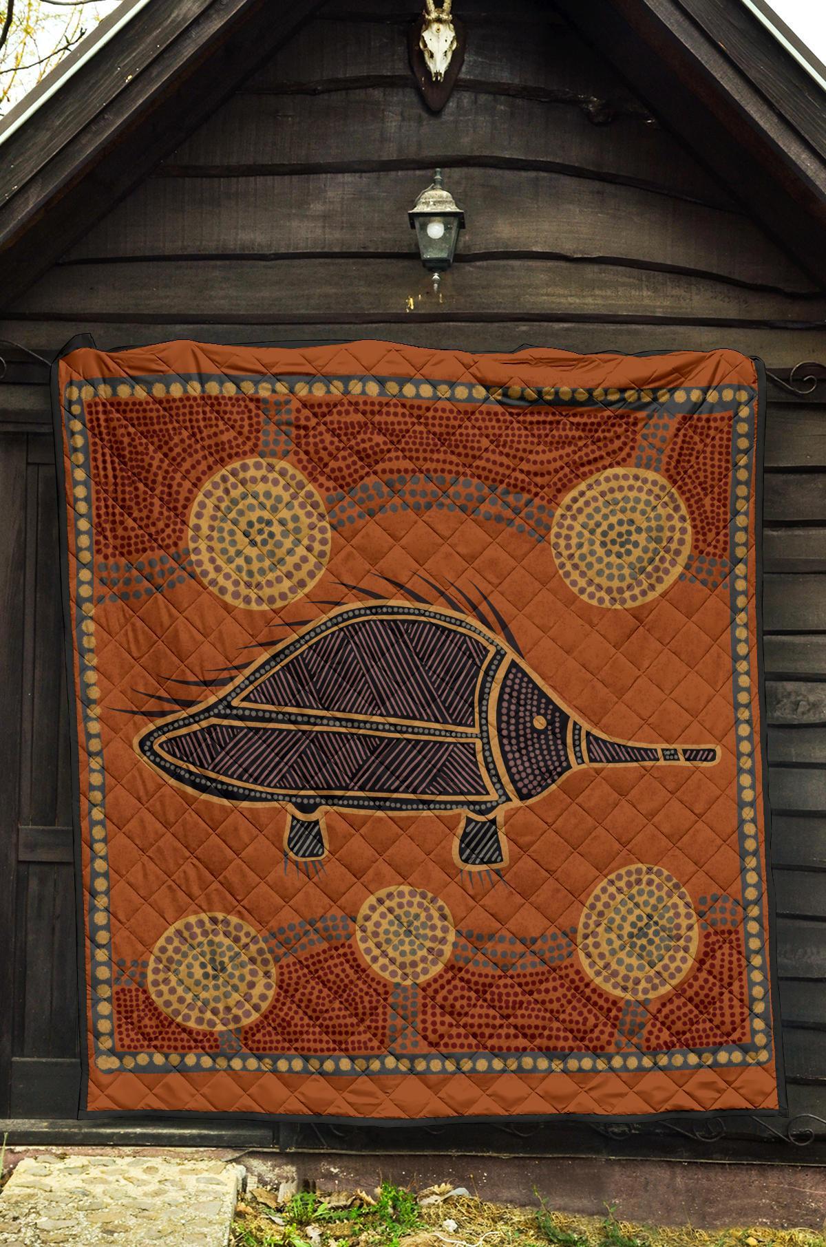 aboriginal-premium-quilt-indigenous-echidna