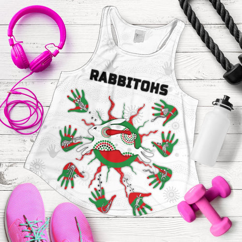 Rabbitohs Indigenous Racerback Tank Animals Aboriginal - Vibe Hoodie