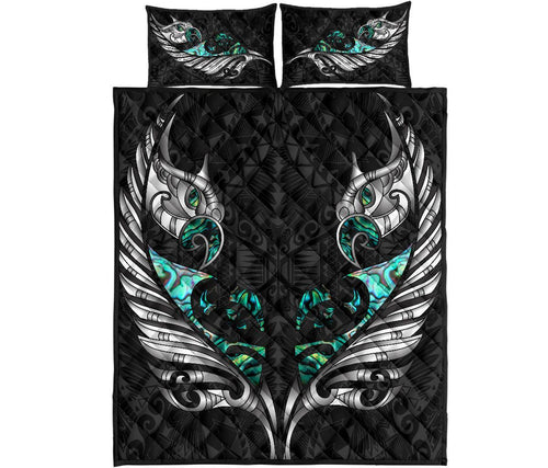 new-zealand-quilt-bed-set-manaia-paua-fern-wing-white