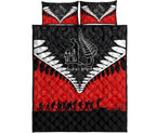 new-zealand-anzac-quilt-bed-set-lest-we-forget-silver-fern-quilt-and-pillow-cover-red