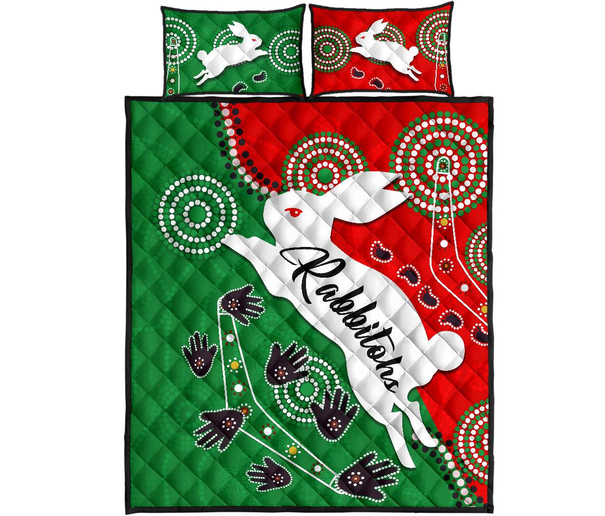 rabbitohs-forever-quilt-bed-set-indigenous