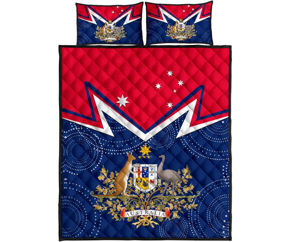 quilt-bed-set-australian-coat-of-arms-flag-color