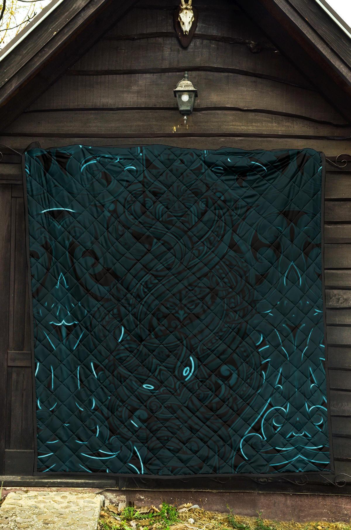 new-zealand-premium-quilt-maori-gods-tumatauenga-god-of-war-blue