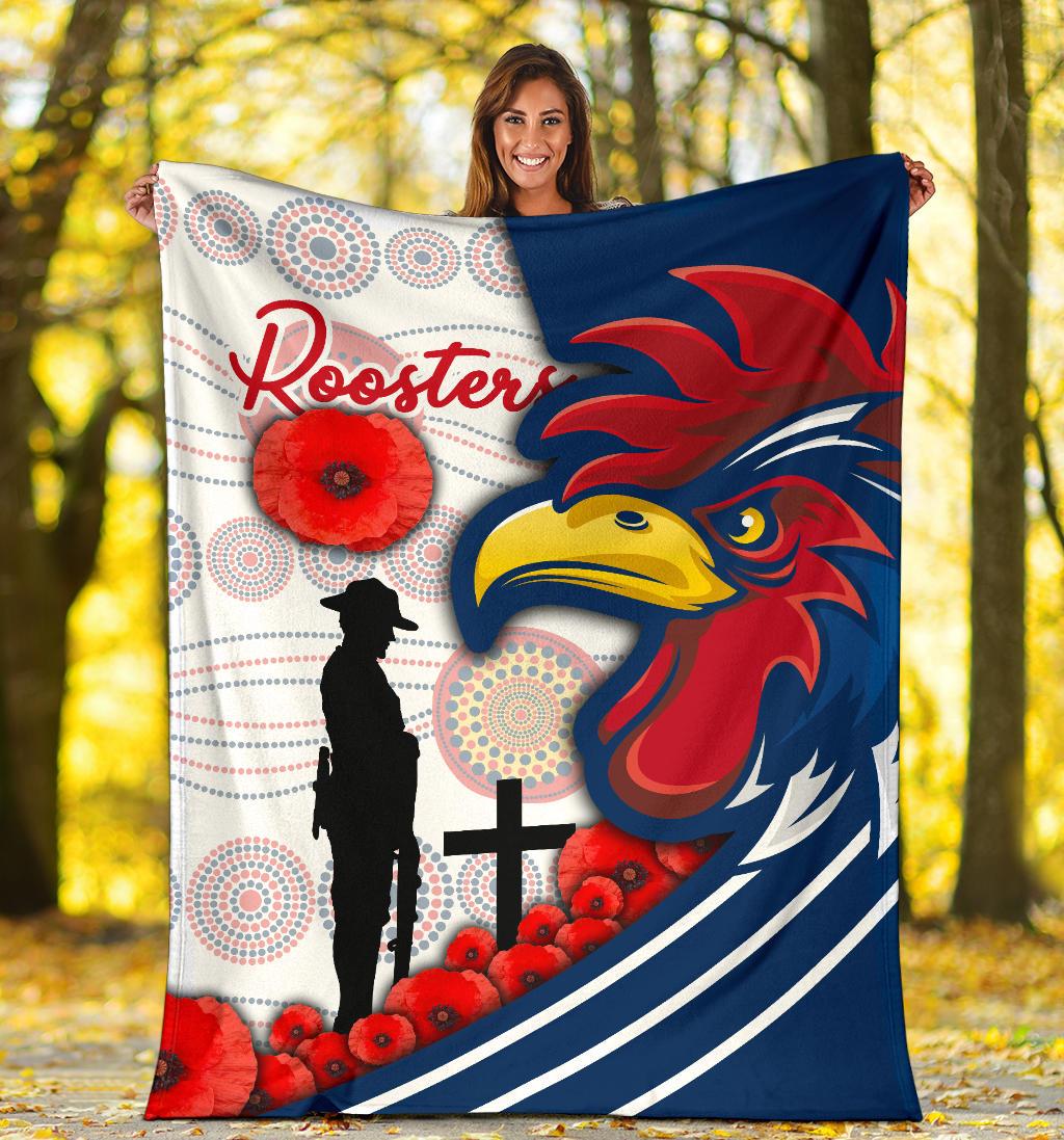 australia-roosters-premium-blanket-anzac-day-three-tiles-style