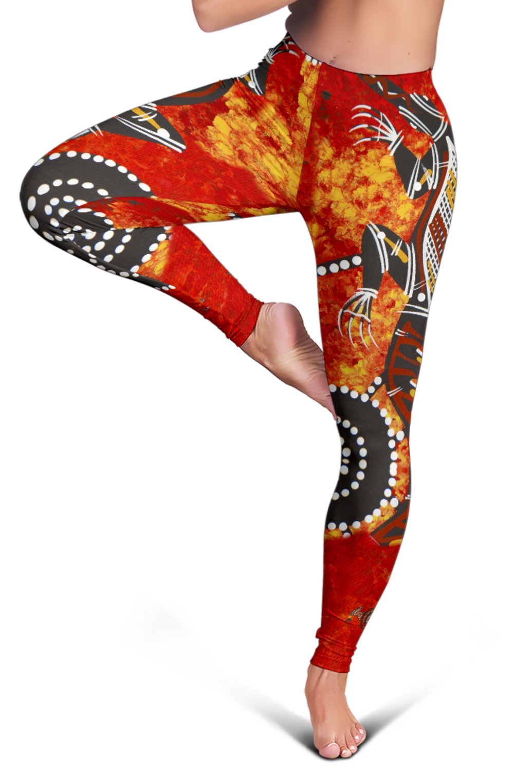 leggings-crocodile-dot-painting-women