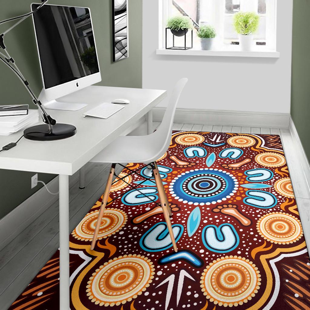 aboriginal-area-rug-indigenous-circle-dot-painting-ver02