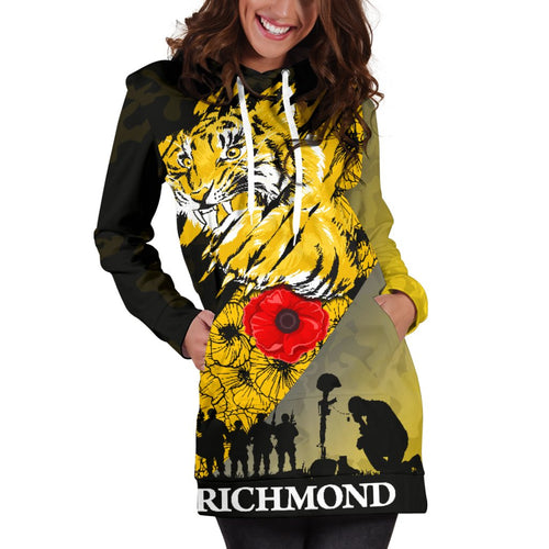 richmond-tigers-womens-hoodie-dress-lest-we-forget