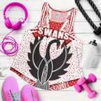 Sydney Women Racerback Tank Indigenous Swans - Vibe Hoodie
