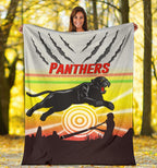 panthers-premium-blanket-indigenous-setting-sun