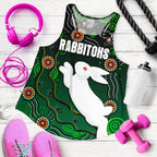 Rabbitohs Women Racerback Tank Simple Indigenous - Vibe Hoodie