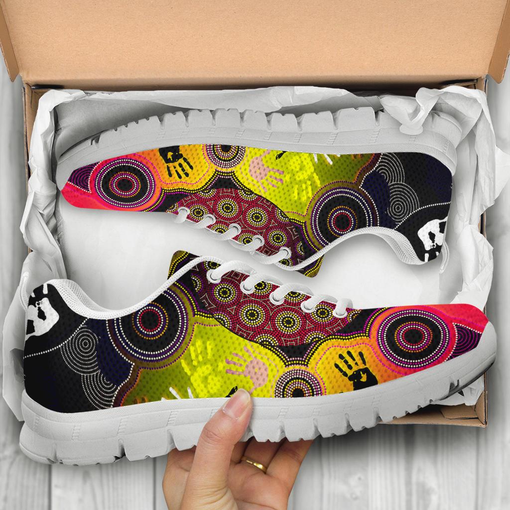 aboriginal-sneakers-indigenous-circle-dot-painting-hand-art