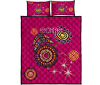sydney-quilt-bed-set-sixers-indigenous-magenta