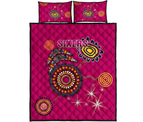 sydney-quilt-bed-set-sixers-indigenous-magenta