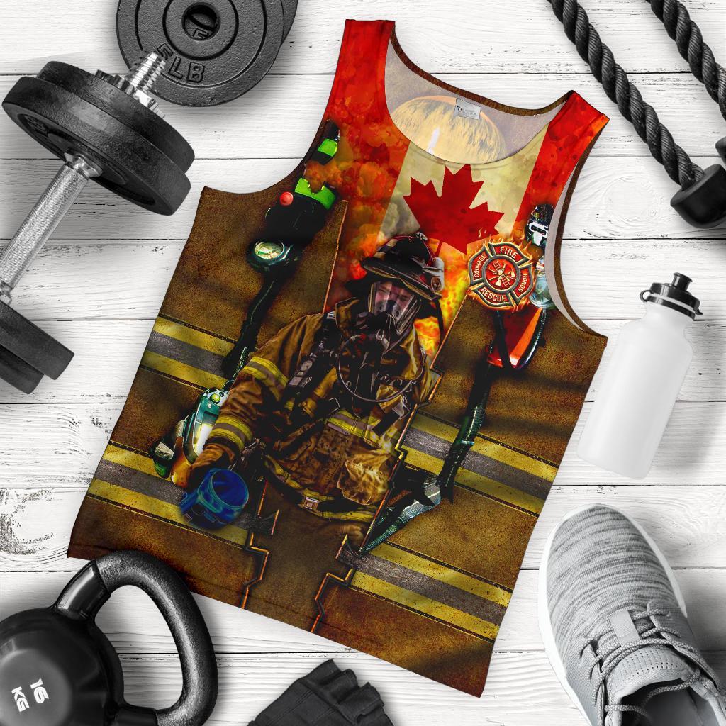 canada-mens-tank-tops-canadian-firefighter-3d
