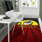 custom-aboriginal-area-rug-black-lives-matter-sun-dot-painting