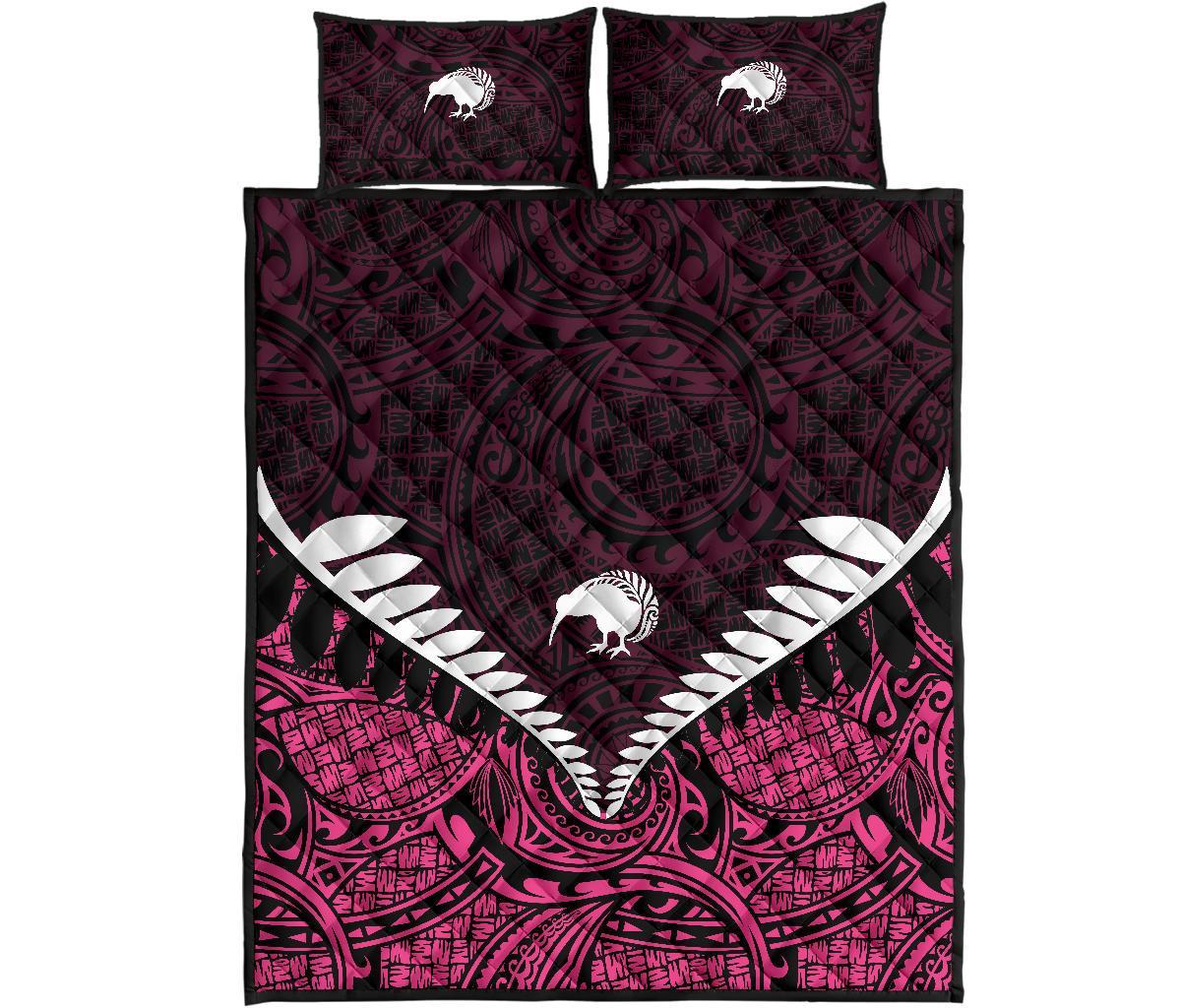 quilt-bed-set-nz-kiwi-fern-pink