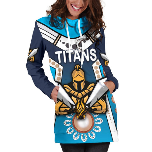 gold-coast-womens-hoodie-dress-titans-gladiator-simple-indigenous
