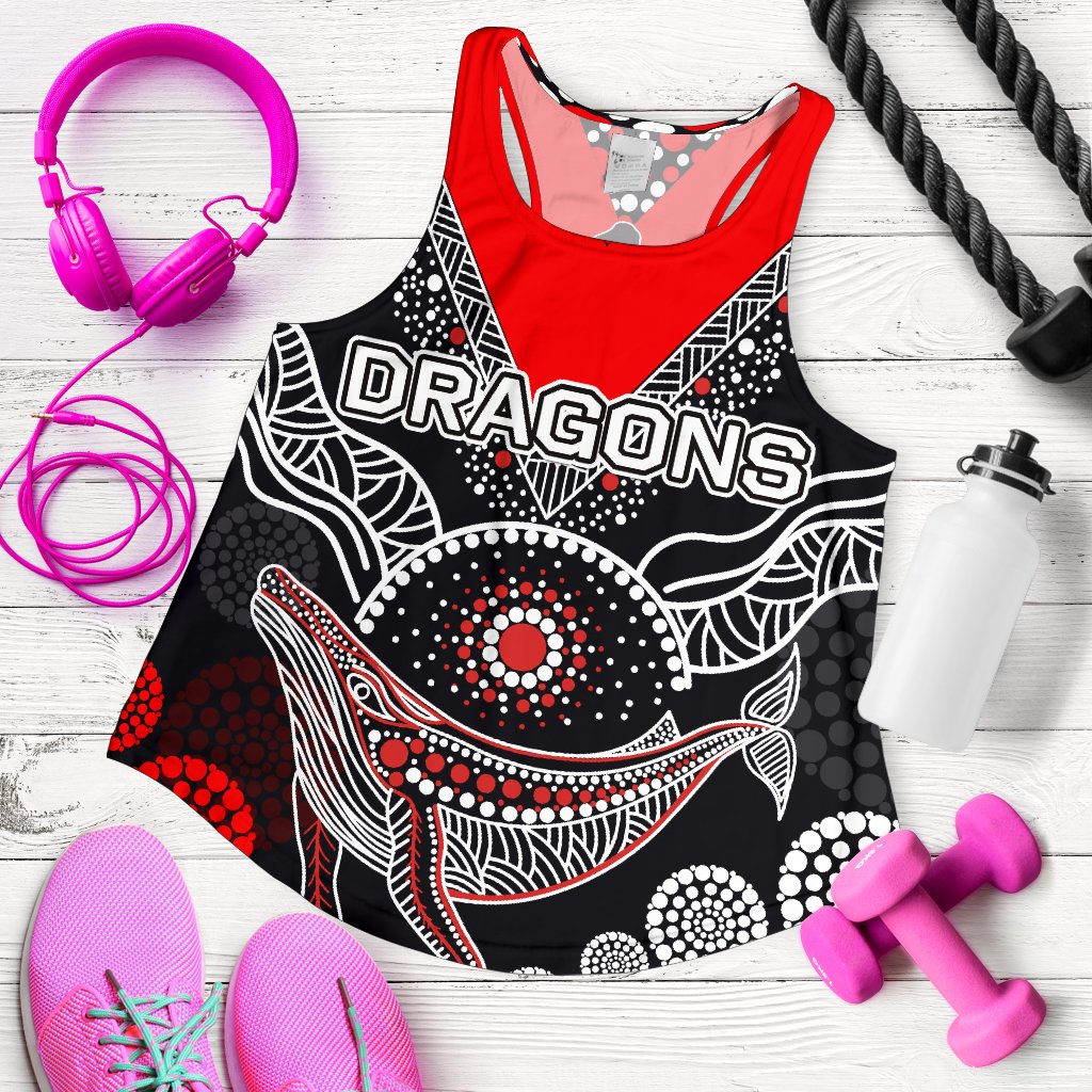 St. George Illawarra Dragons Women Racerback Tank Aboriginal