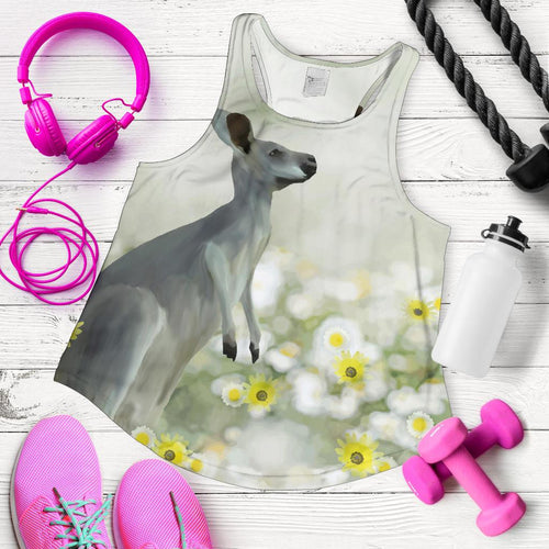 Racerback Tank - Kangaroo Top Tank Sunset Painting Ver04 - Women - Vibe Hoodie