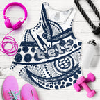 (Custom Personalised) Eels Rugby Women's Racerback Tank Line Art Special Version - Vibe Hoodie