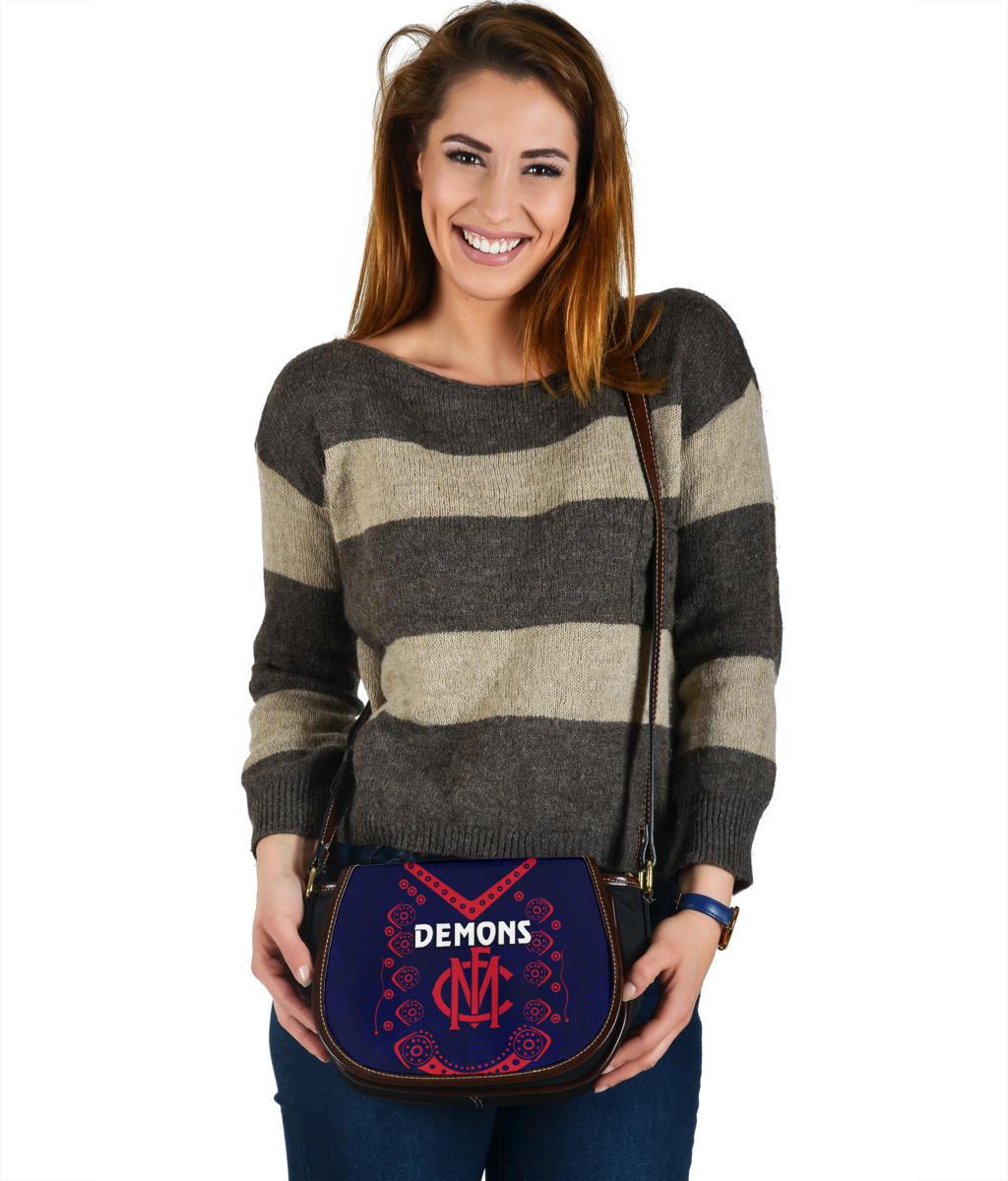 melbourne-demons-indigenous-leather-saddle-bag-football