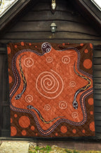 aboriginal-premium-quilt-australia-snake-aboriginal
