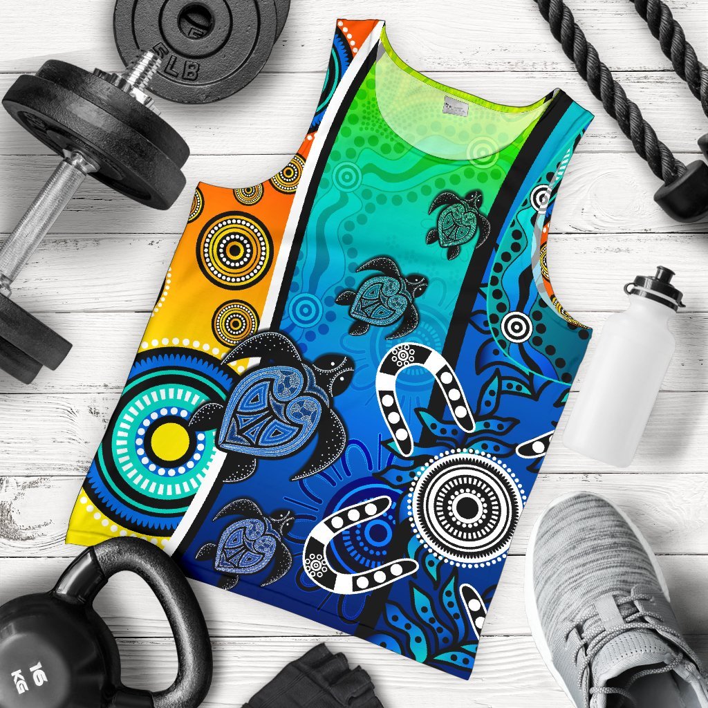 aboriginal-mens-tank-top-indigenous-turtle-dot-painting-art