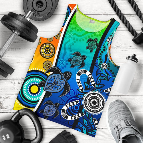 aboriginal-mens-tank-top-indigenous-turtle-dot-painting-art