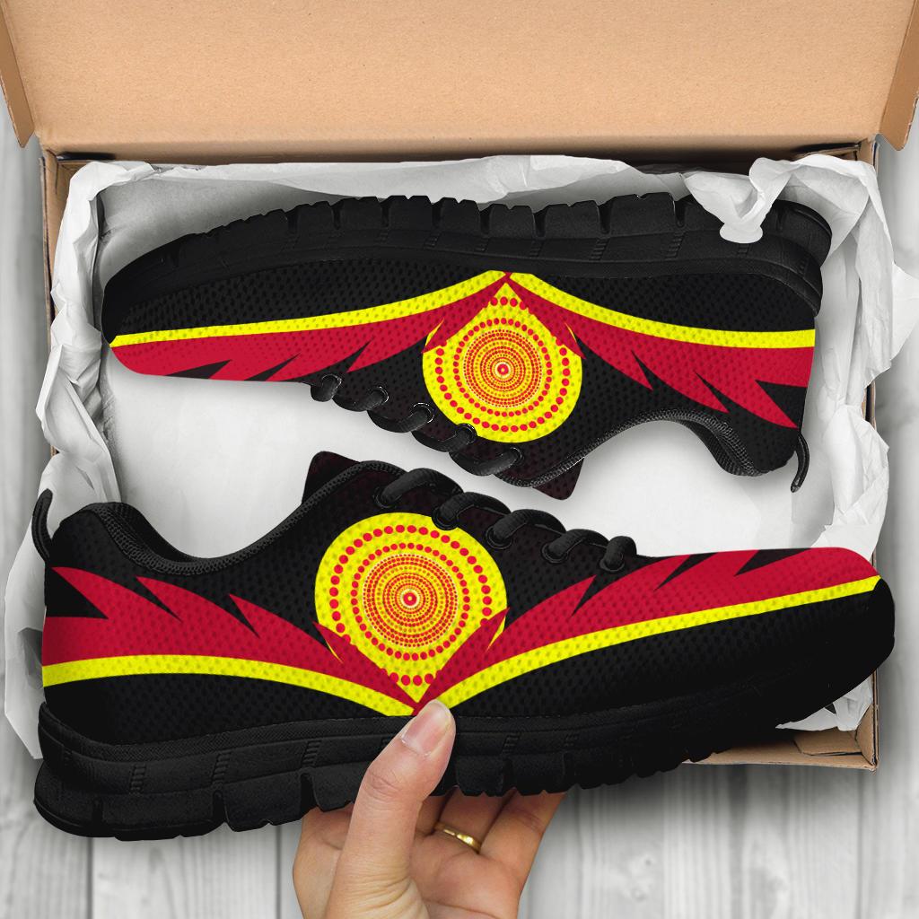 aboriginal-sneakers-indigenous-flag-with-footprint-hand-art