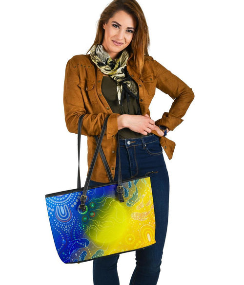 aboriginal-large-leather-tote-bag-indigenous-fishing