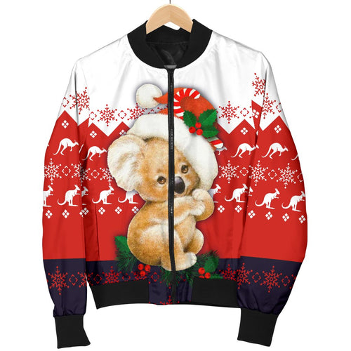 christmas-bomber-jacket-koala-jacket-kangaroo-symbol-snowflakes-men