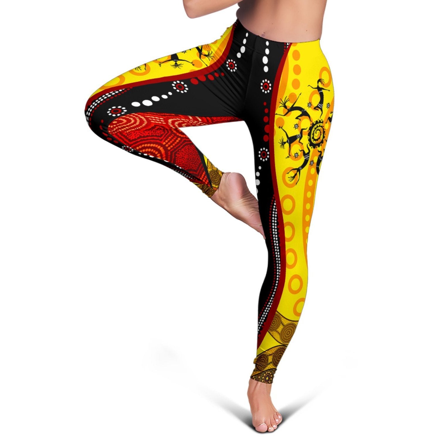aboriginal-leggings-dreamtime-koori-dance-dot-acrylic-paint