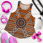 Racerback Tank - Aboriginal Dot Painting Tank Top Ver01 - Women - Vibe Hoodie
