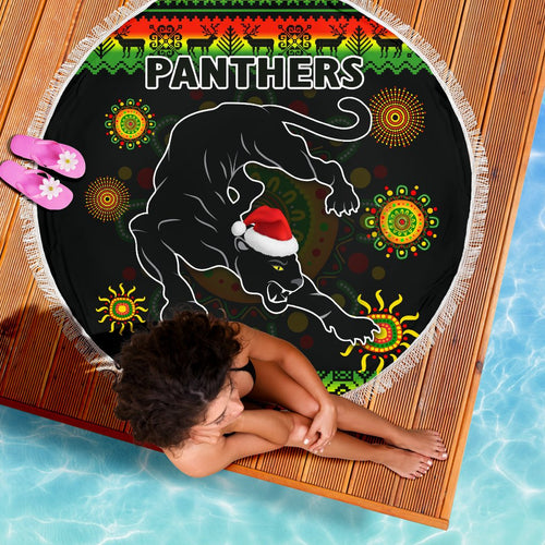 penrith-panthers-christmas-beach-blanket-indigenous