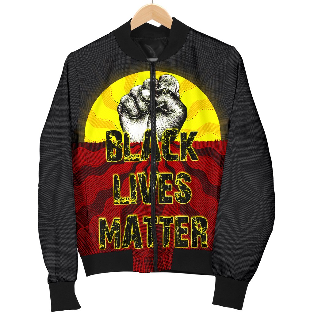 mens-bomber-jacket-aboriginal-black-lives-matter-sun-dot-painting