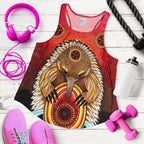 Women's Racerback Tank - Australian Echidna- - Vibe Hoodie