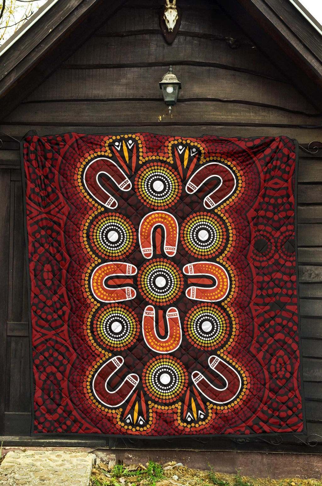 aboriginal-premium-quilt-aboriginal-dot-painting-flowers-style