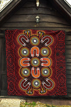 aboriginal-premium-quilt-aboriginal-dot-painting-flowers-style