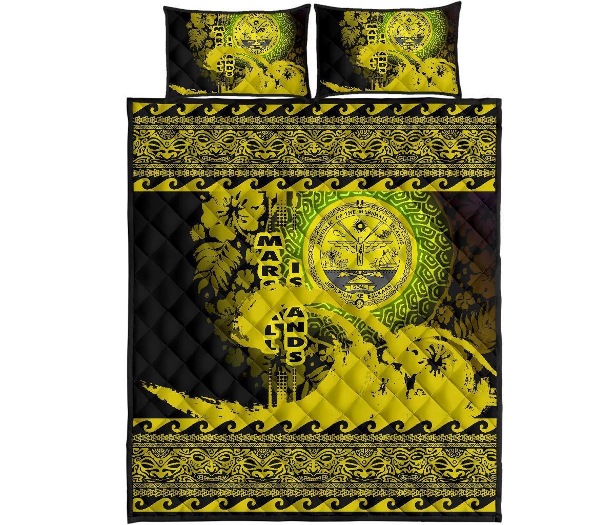 marshall-island-quilt-bed-sets-wave-yellow