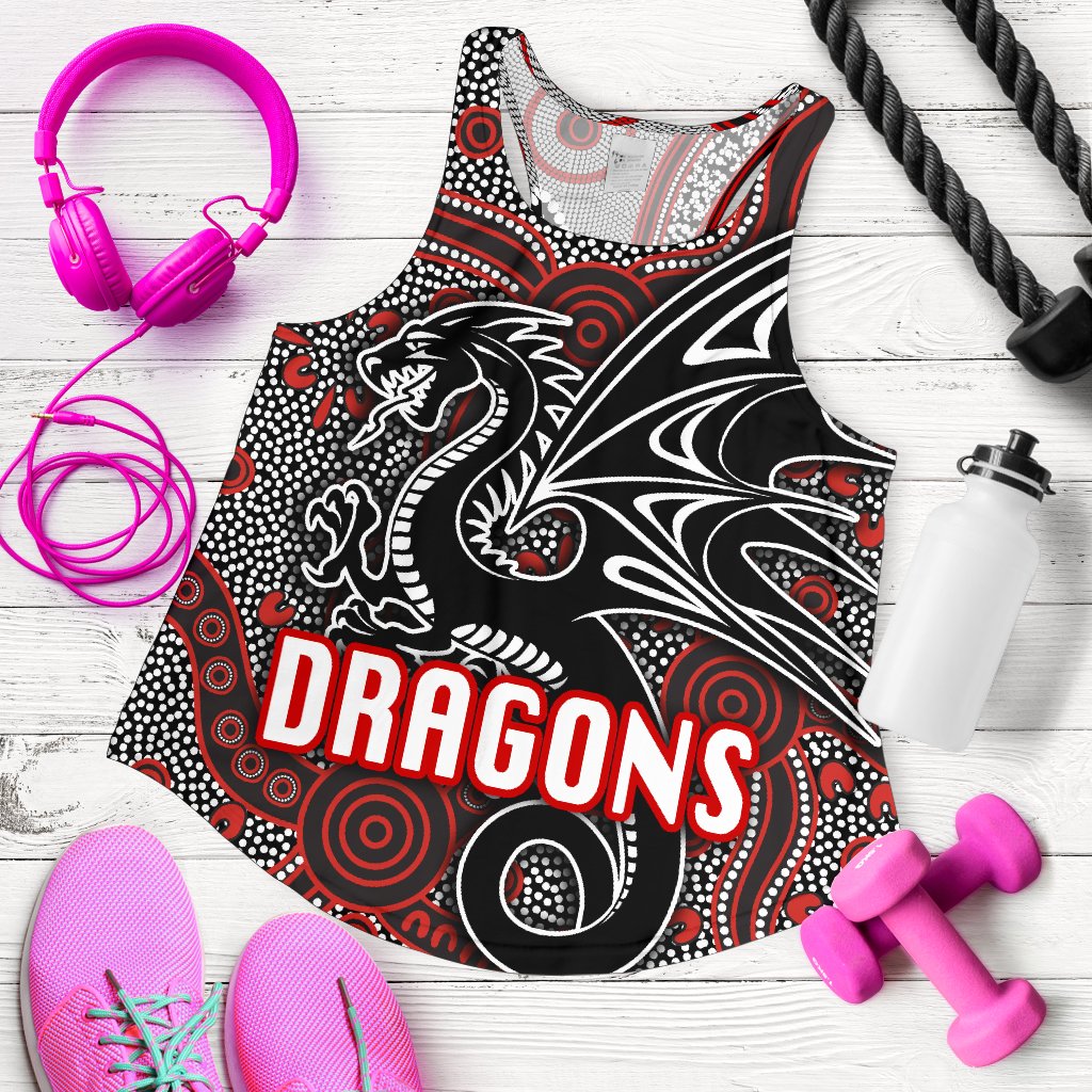 St. George Dragons Women Racerback Tank Unique Indigenous - Vibe Hoodie
