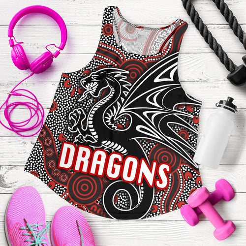 St. George Dragons Women Racerback Tank Unique Indigenous - Vibe Hoodie