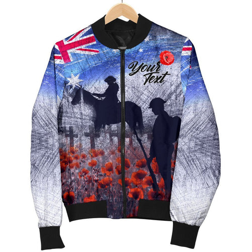 custom-text-anzac-day-womens-bomber-jacket-lest-we-forget-vintage-poppies