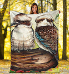 premium-blanket-kookaburra-with-waratah