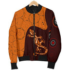 aboriginal-womens-bomber-jacket-lizard-in-aboriginal-dreaming