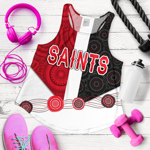 Saints Women Racerback Tank Indigenous - Vibe Hoodie